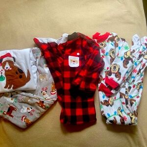 4 Pair of Winer/Holiday PJs